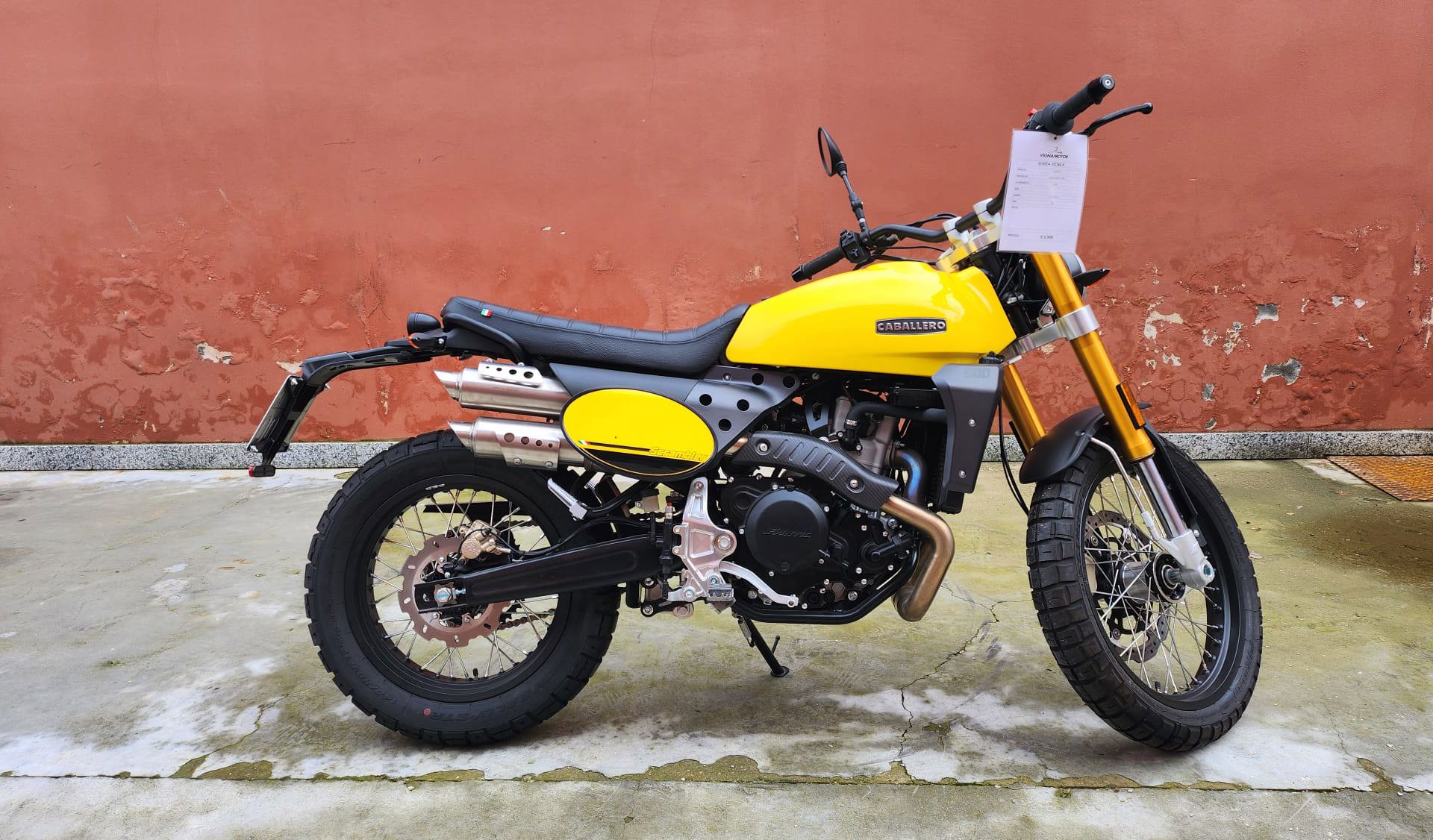 Fantic Caballero 500 GIALLO Scrambler Usata Disponibile A AT