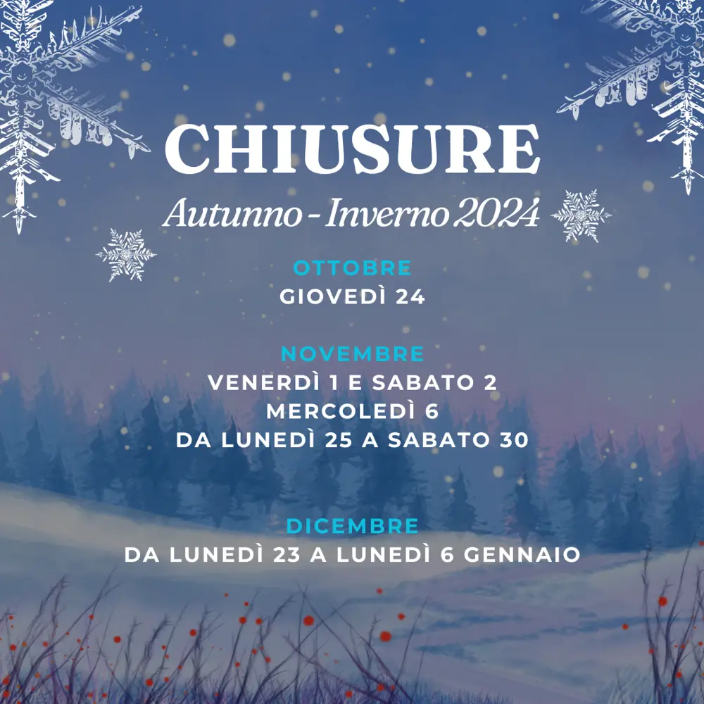 PROGRAMMA CHIUSURE