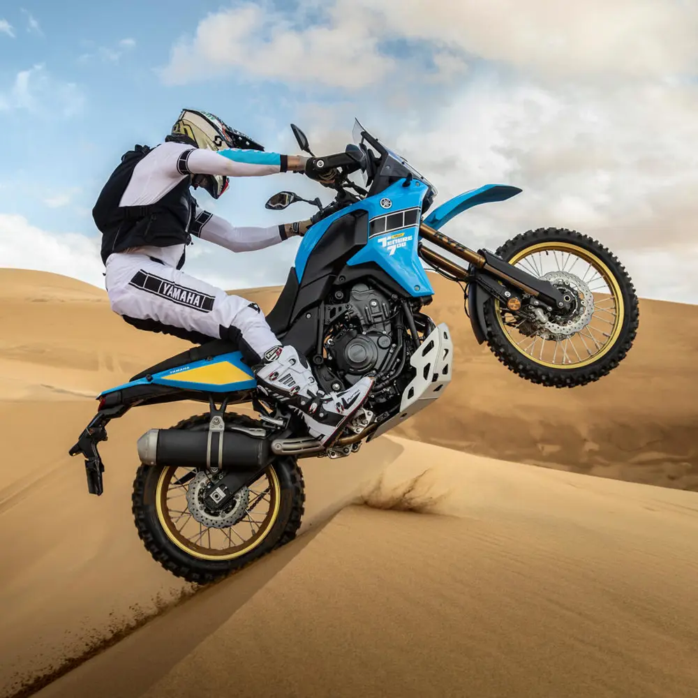 Yamaha Ténéré 700: la leggenda dell'avventura si evolve. Scoprila a Livorno.