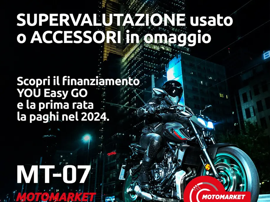 Super Valutazione Usato o Accessori in omaggio MT-07