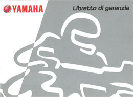 Libretto di garanzia yamaha