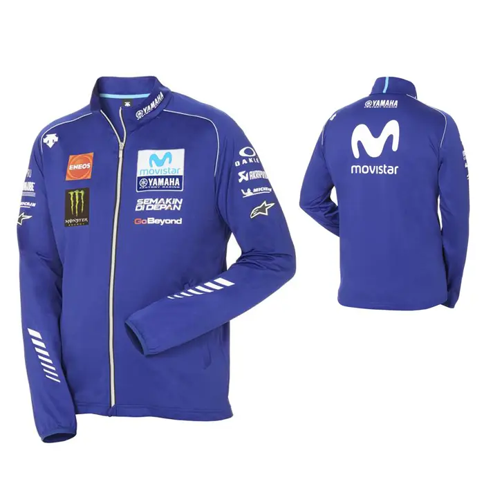 Yamaha Racing MotoGP Maglia Giacca in Pile