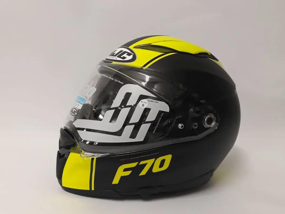 Casco integrale HJC F70 Feron Mc4hsf Nero Giallo - EuroBikes