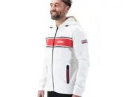 IKDWD Giacche da Uomo Felpa con Cappuccio Impermeabile per Esterni per  Yamaha Felpa con Zip Intera Stampata Cappotto con Cappuccio Caldo e Leggero  per Abbigliamento Casual-Black