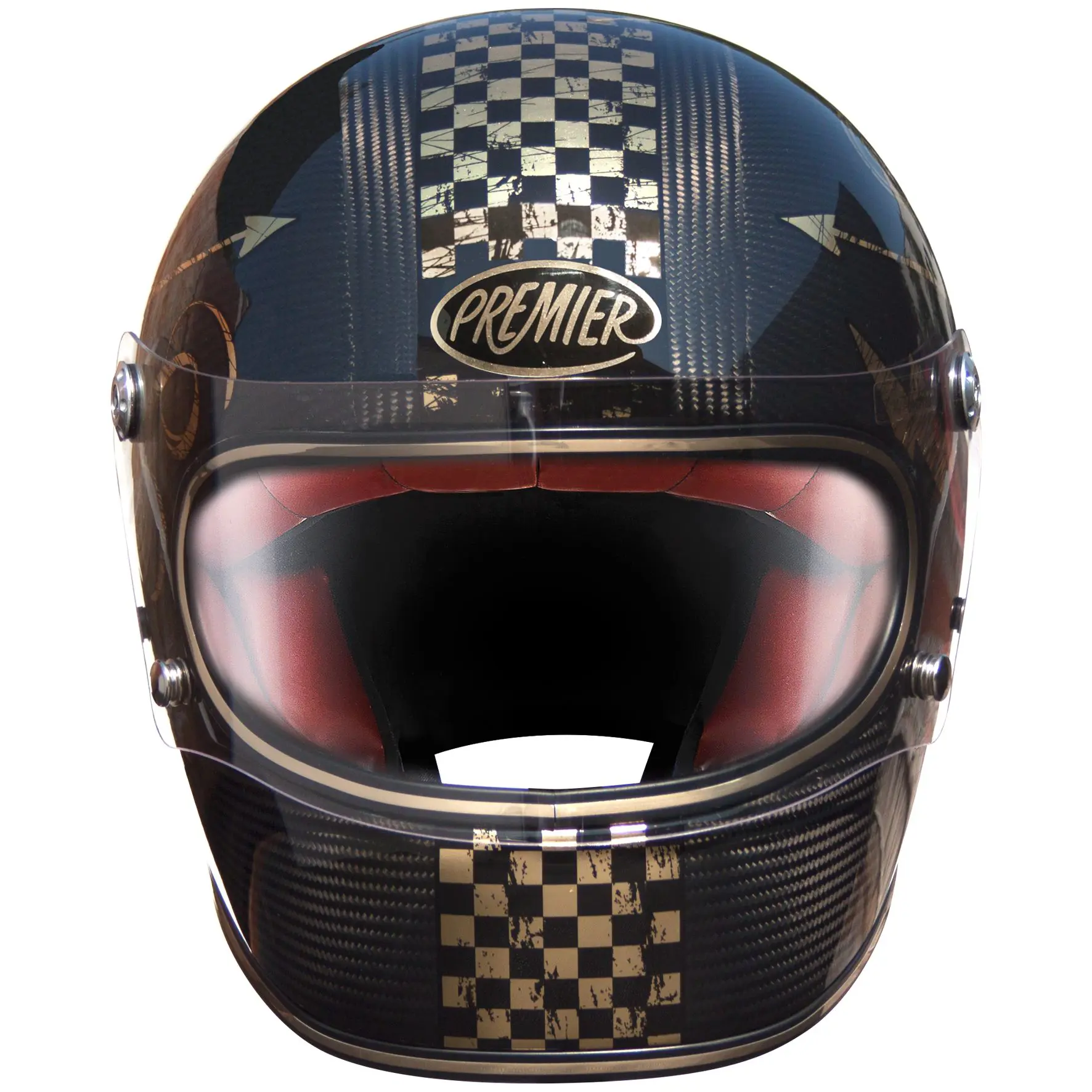 Premier Trophy, Casco Integrale Vintage In Carbonio Tricomposito - U9