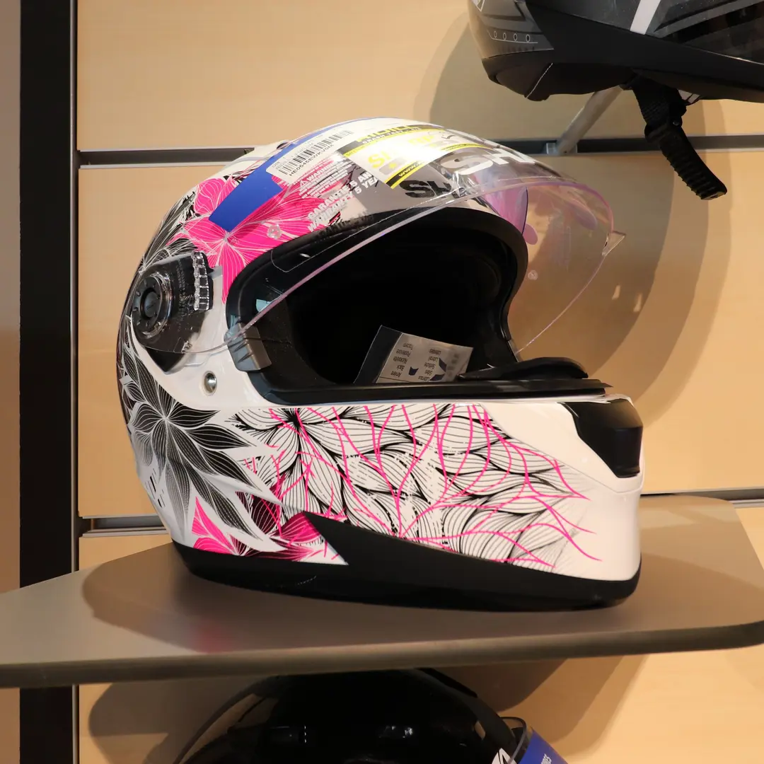 Casco discount shark rosa