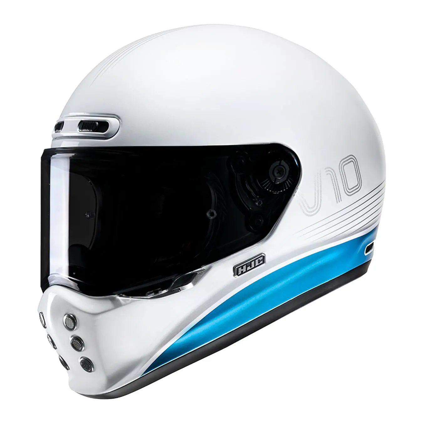 CASCO INTEGRALE MOTO V10 GRIGIO HJC Yamaha - TECNOMOTO