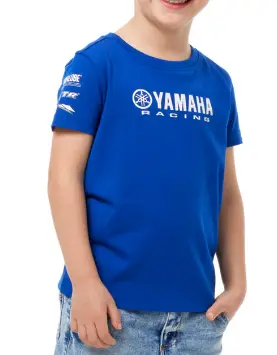 T-shirt Paddock Blue Essentials bambino Yamaha - MOTOR JET SRL