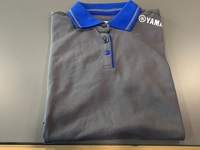 T-shirt Polo  - Yamaha Fundamentals - donna - size S - Grey/Blu