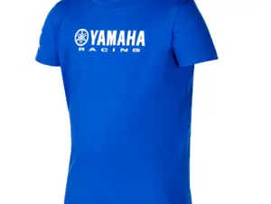 T-shirt YAMAHA Paddock Blu Essentials Bruges Blu Bambino - Abbigliamento -   - Ricambi e accessori per scooter e motorini